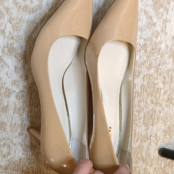 Coach Grand Nude Patent Leather Pumps for Office – Size 8.5B - Picture 7 of 13